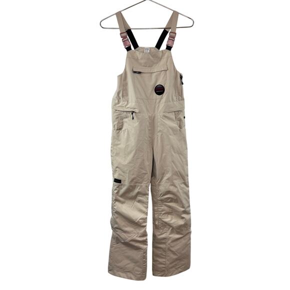 DECATHLON Dreamscape SNB BIB 500 Beige Girls Jumpsuit Salopettes Size 12 NEW - Picture 2 of 11